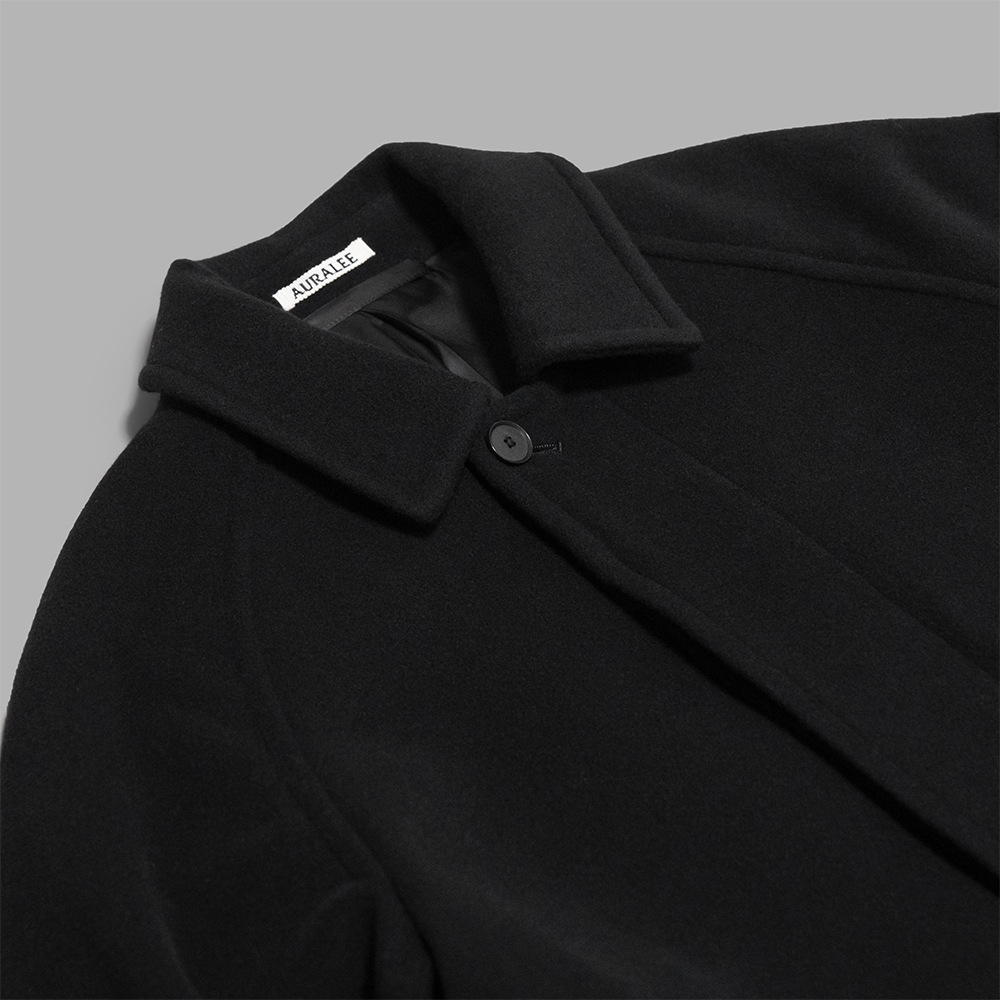 AURALEE / Super Fine Wool Mosser Soutien Collar Coat | twelve