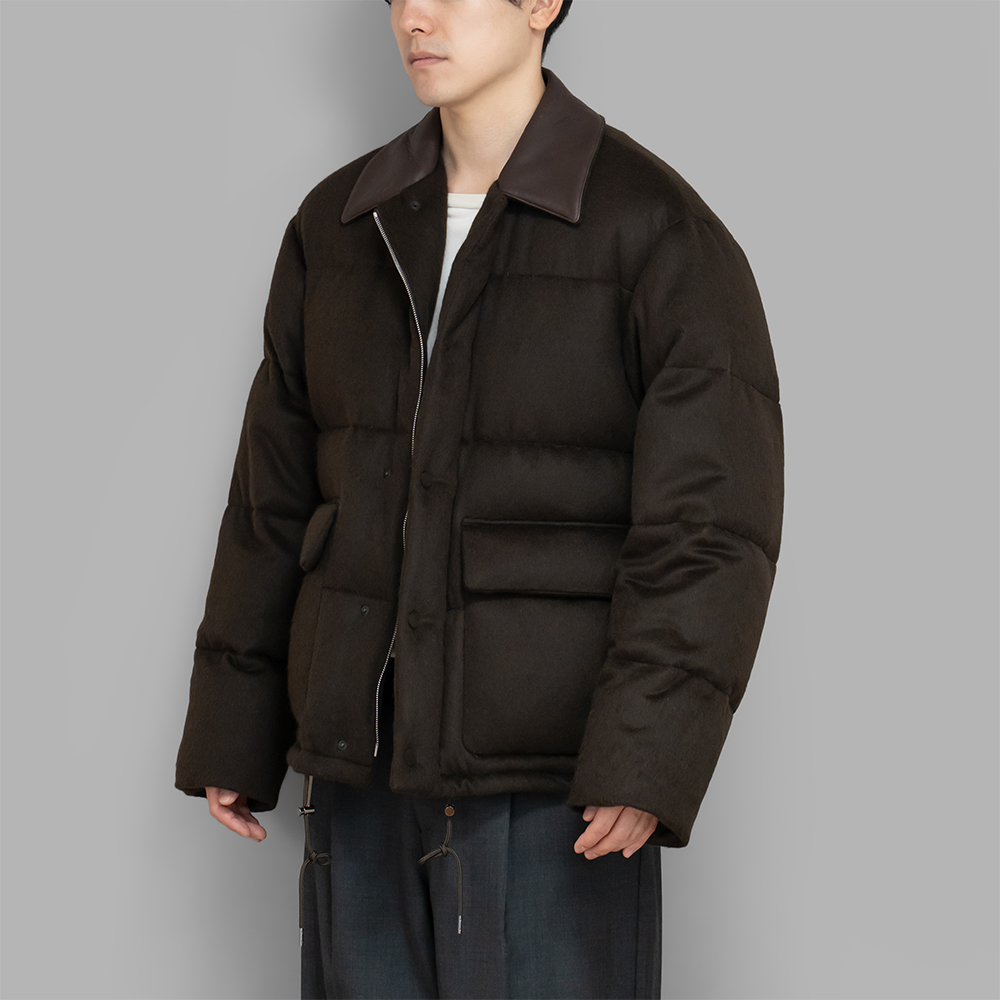 AURALEE / Baby Camel Flannel Down Blouson | twelve