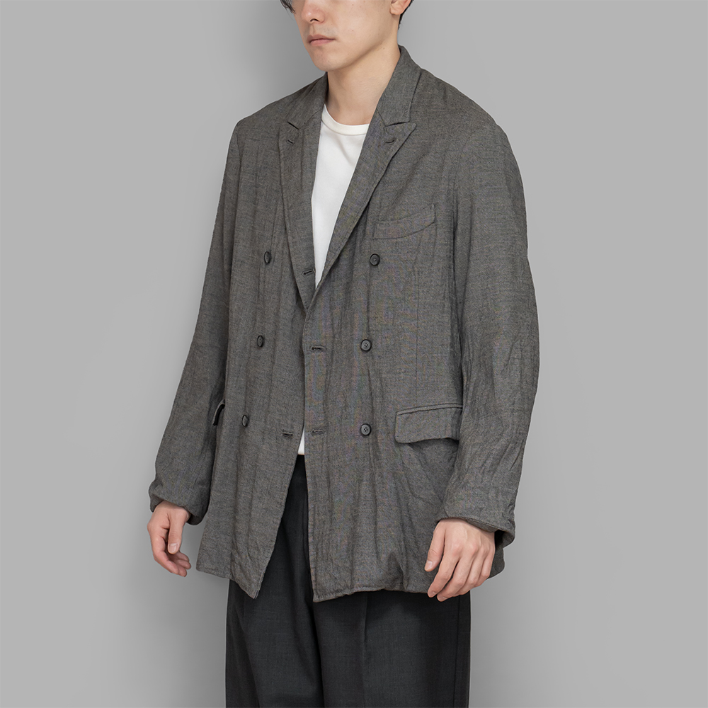 MAATEE&SONS / ダブルGathered JK Super200シャークスキン