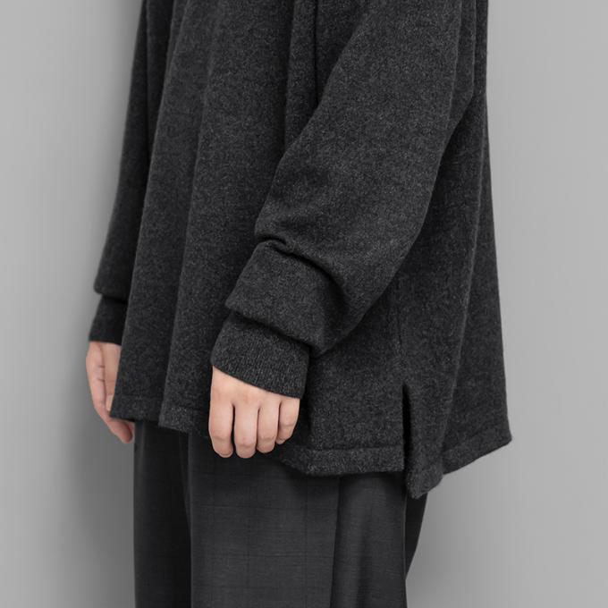 COMOLI / カシミヤ コモリニット(Charcoal) | twelve