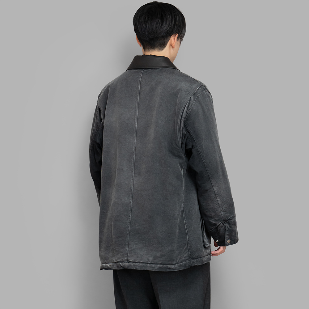 AURALEE / Product Dyed Organic Cotton Duck Blouson | twelve