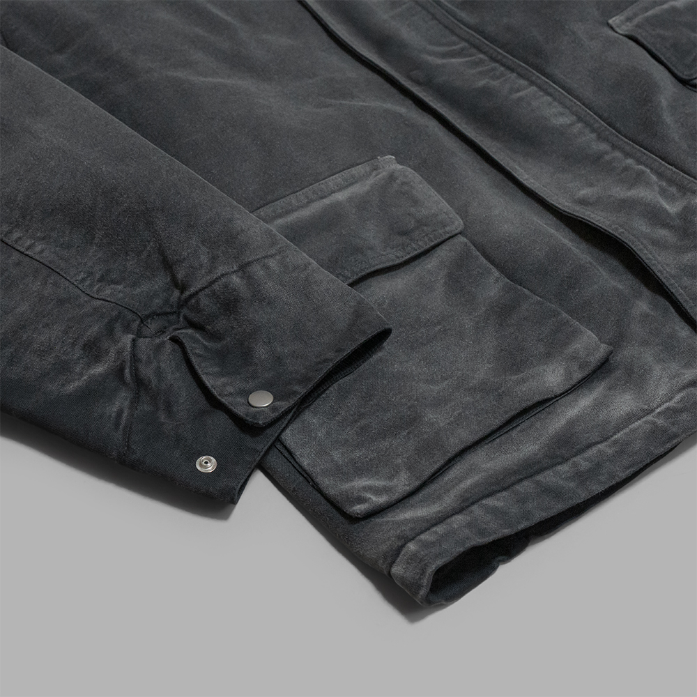 AURALEE / Product Dyed Organic Cotton Duck Blouson | twelve