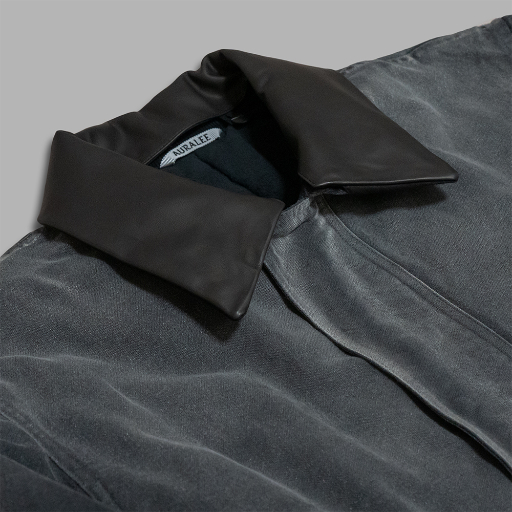 AURALEE / Product Dyed Organic Cotton Duck Blouson | twelve