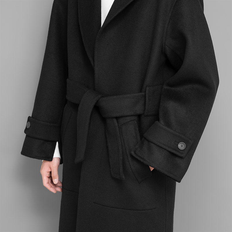 postelegant 22aw wool rever coat コート