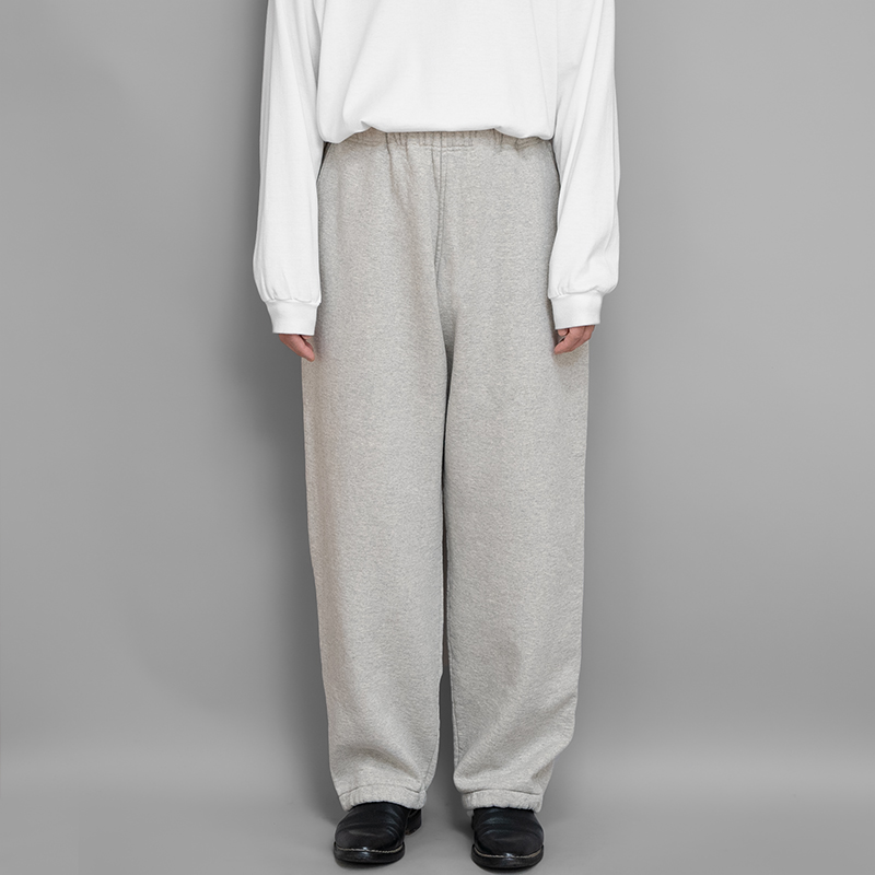 COMOLI / コットン吊裏毛 パンツ (Heather Gray) | twelve