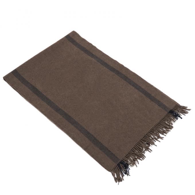 loomer / Yak Fleece Stole (Brown) | twelve