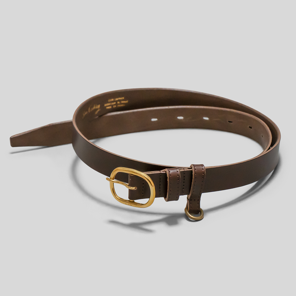 【受注】Sara Finchley / Leather Belt (Dark Brown)