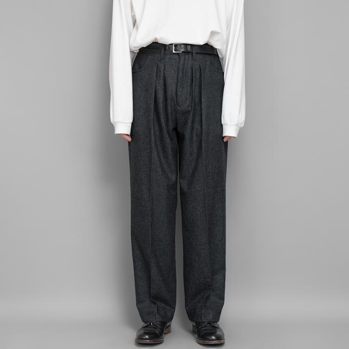 FARAH / Two Tuck Wide Tapered Pants (C.Gray)