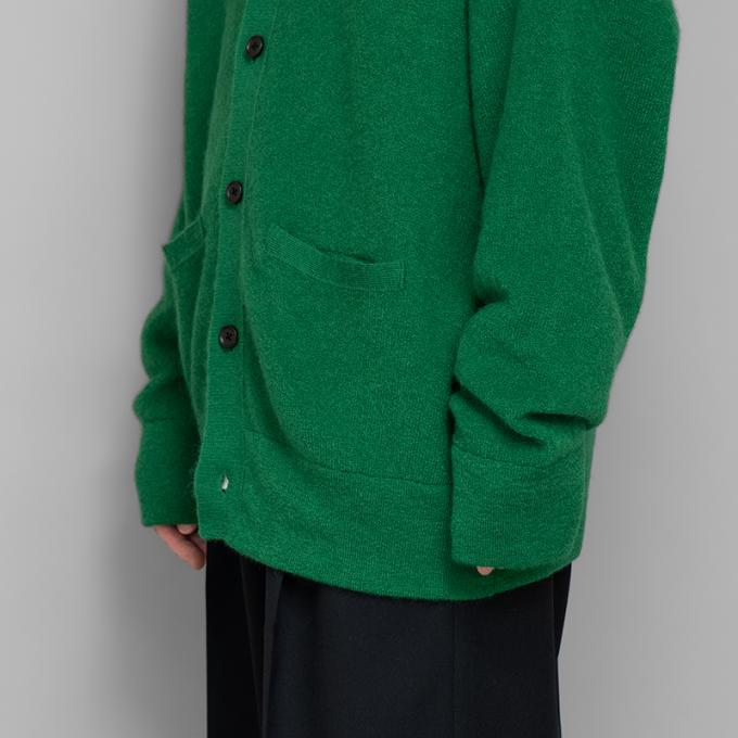 stein / Extra Fine Kid Mohair Cardigan (Green) | twelve