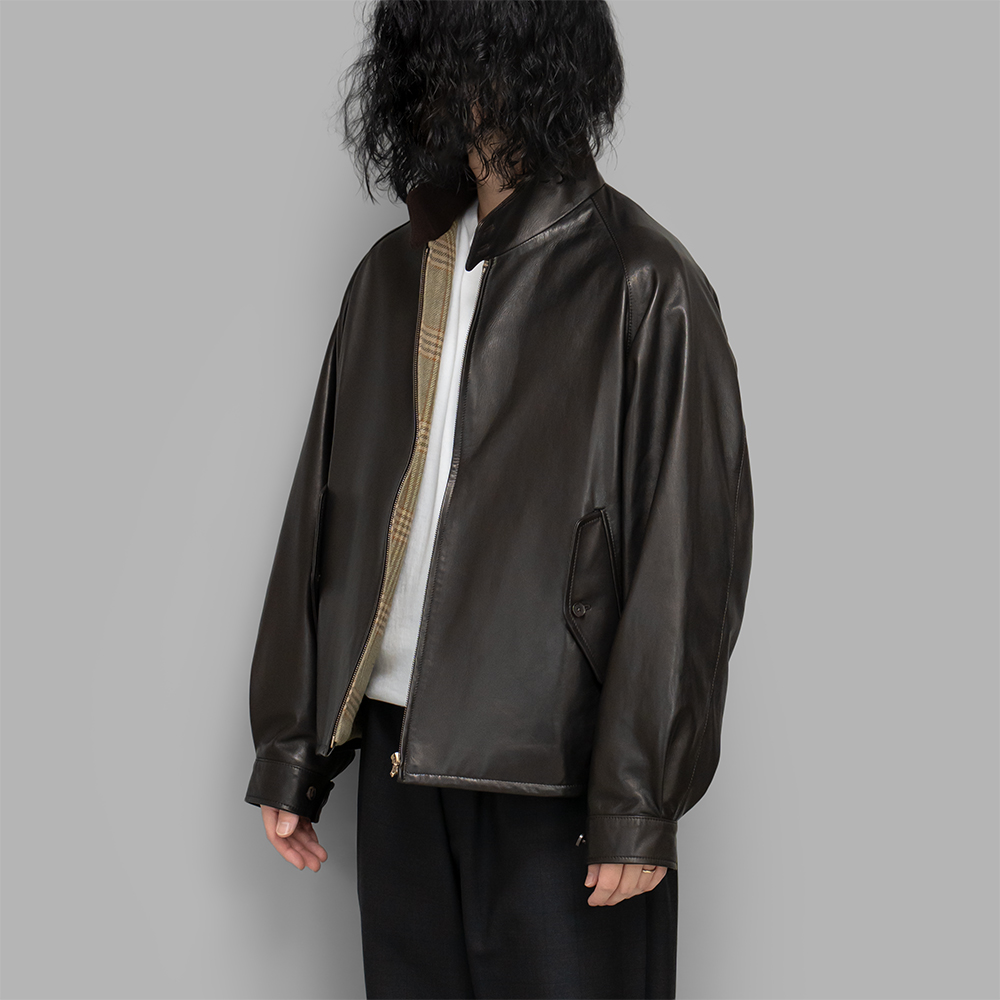 A.PRESSE / Leather Driving Jacket