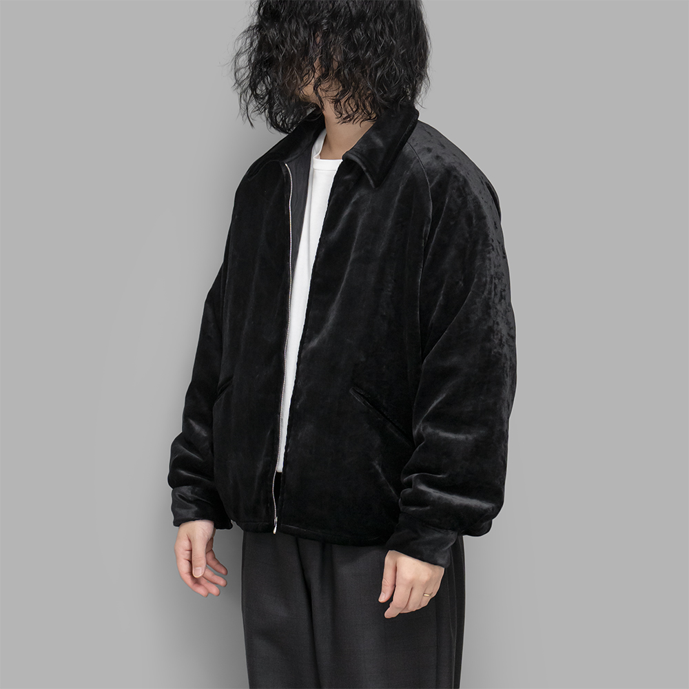 A.PRESSE / Silk Velour Souvenir Jacket