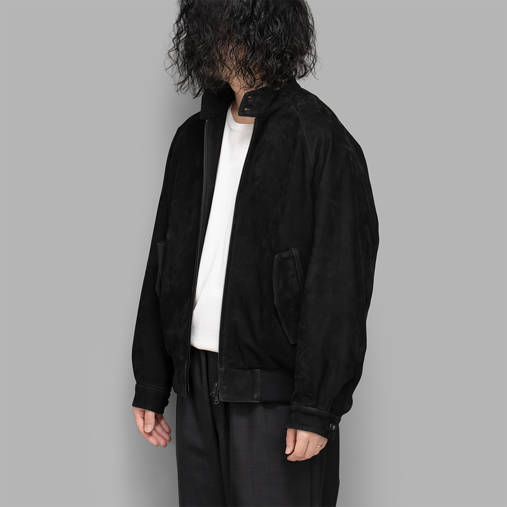 ssstein / Cow Nubuck Swing Top Jacket