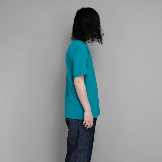 AURALEE / Luster Plaiting Tee (Teal Green) | twelve