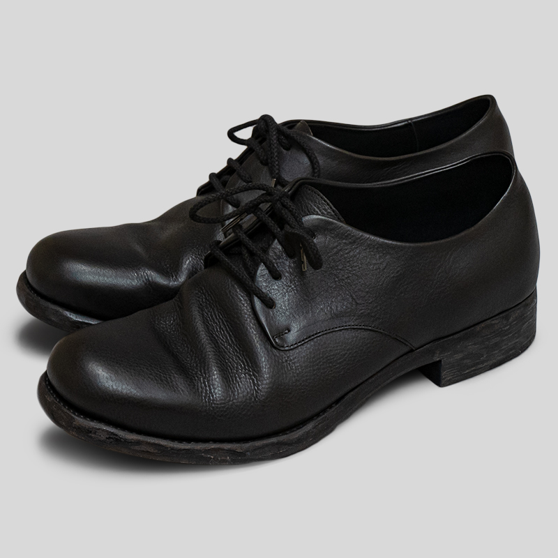 SUGINARI MORIMOTO / Lace Up Derby Shoes (Vaqueta-Black)