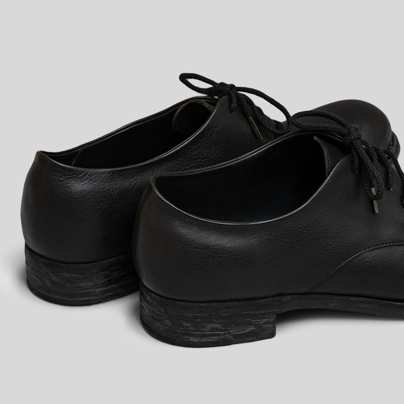 SUGINARI MORIMOTO / Lace Up Derby Shoes (Vaqueta-Black) | twelve