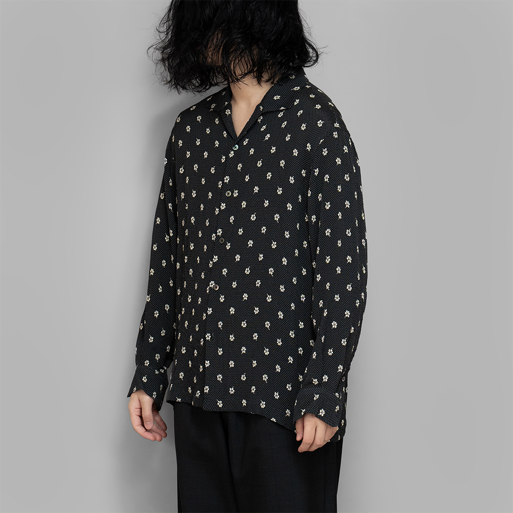 calmlence / Classic Open Collar Shirt