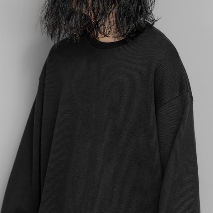 POLYPLOID / Oversize Longsleeve #C (Black) | twelve