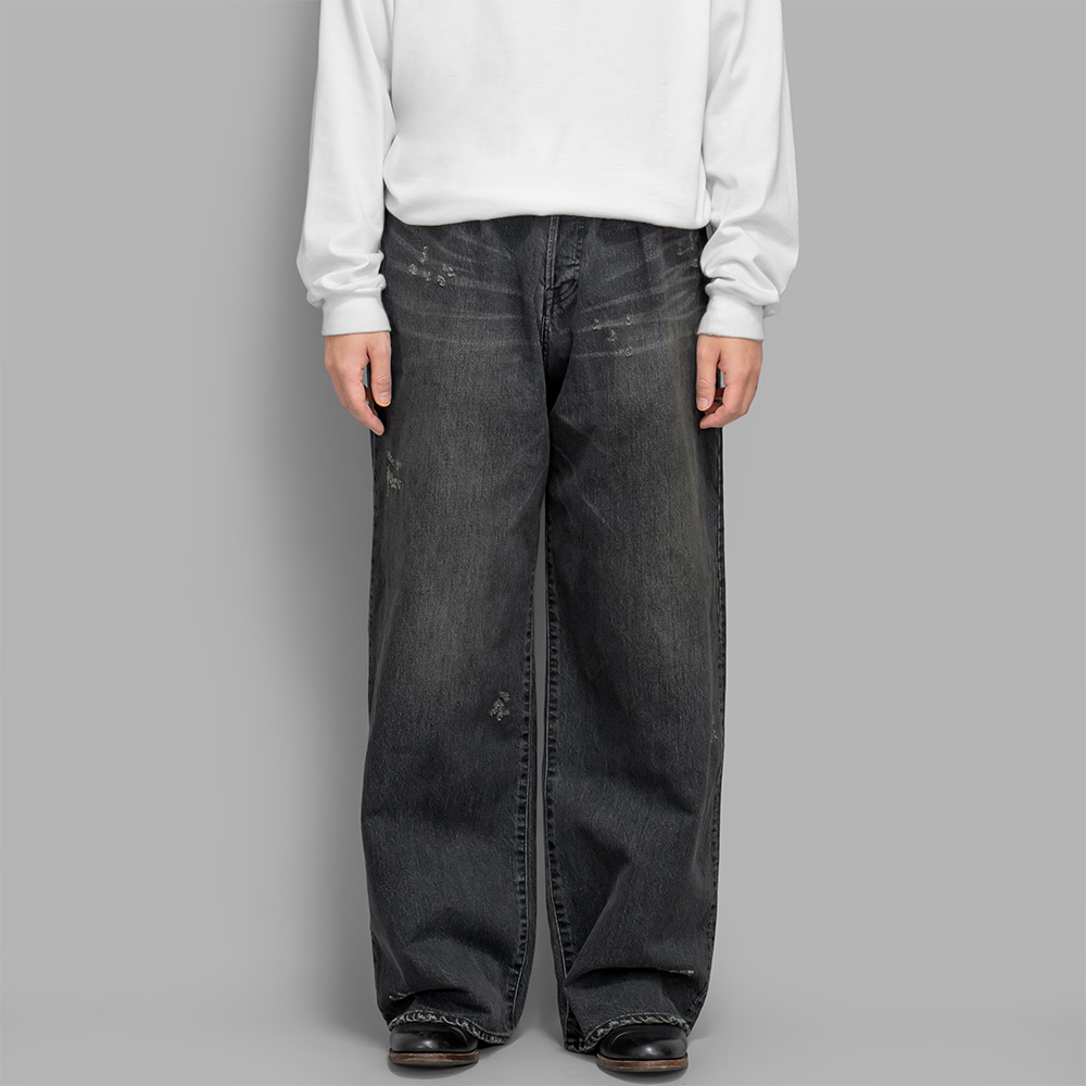 ssstein / Baggy Denim Jeans (Black)