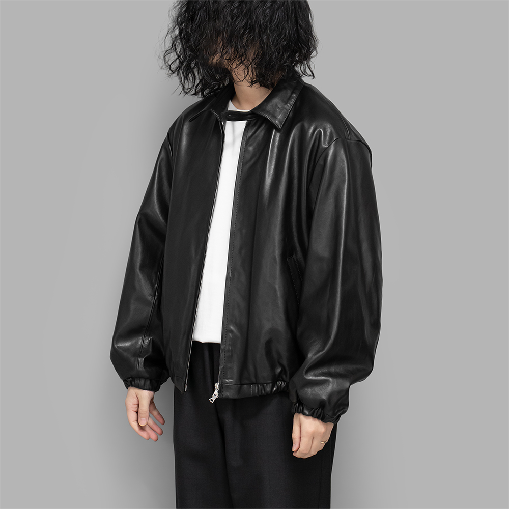 ssstein / Lambs Leather Light Zip Jacket | twelve