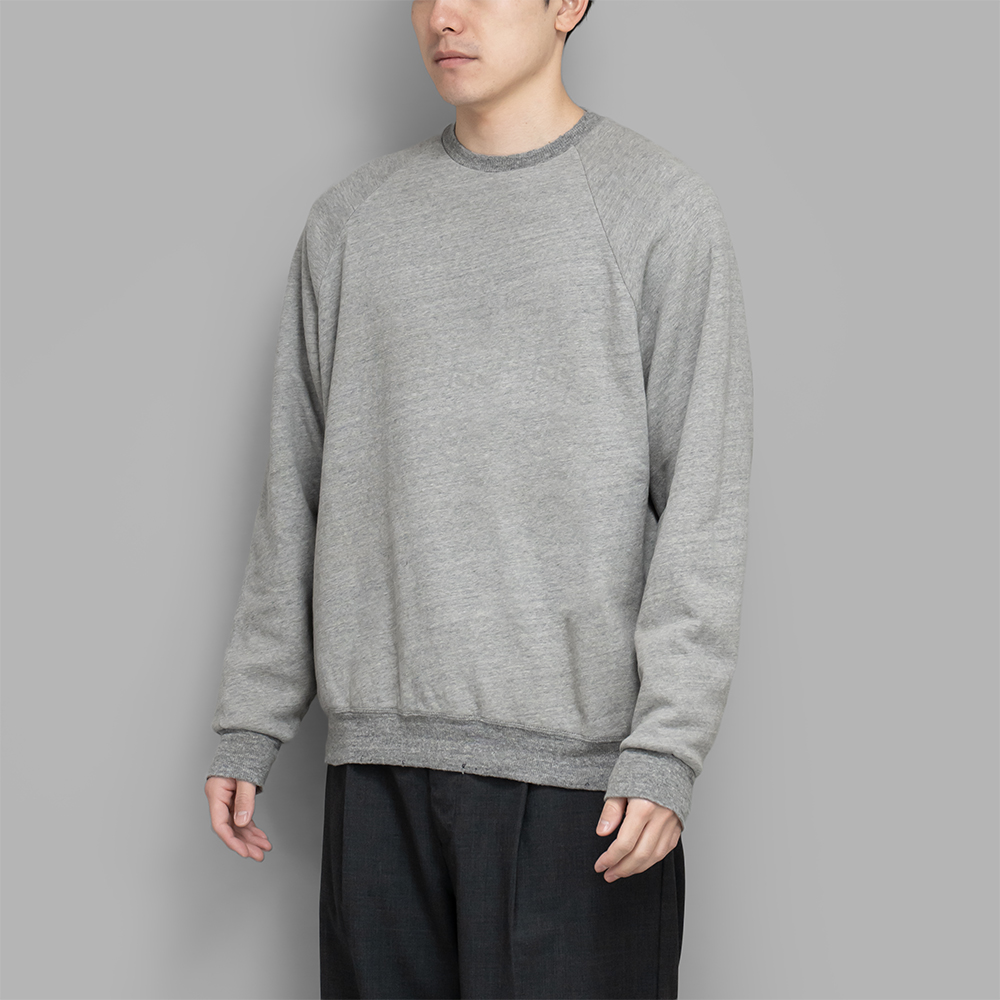 A.PRESSE / Vintage Light Weight Reversible Sweatshirt