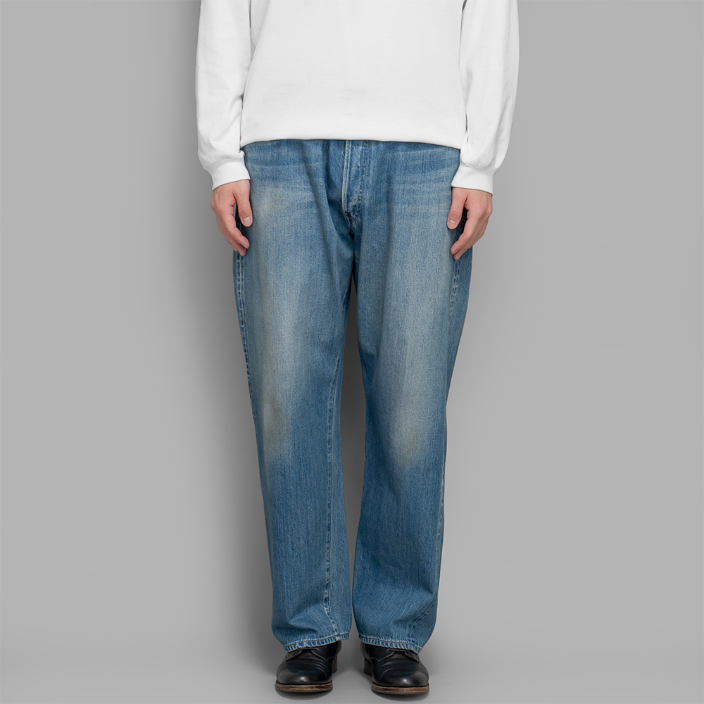 A.PRESSE / No.22 Washed Wide Denim Pants