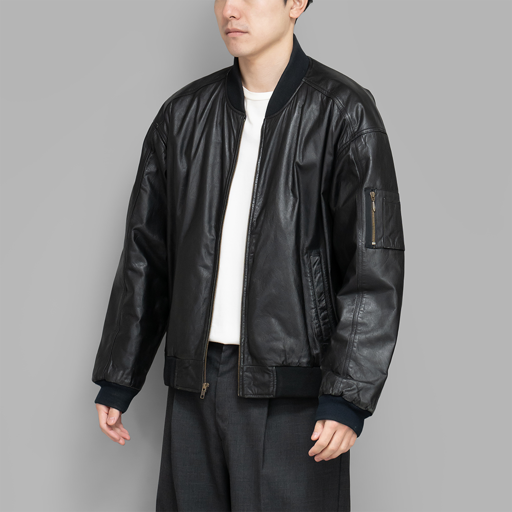 USED / Leather Flight Jacket