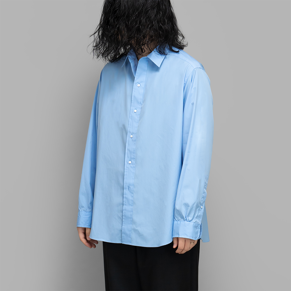 A.PRESSE / Regular Collar Shirt (Sax)