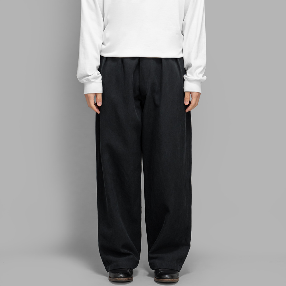 パンツ SILK COTTON WW2 BRITISH ARMY TROUSERS A.PRESSE / Vintage Silk Cotton WW2 British Army Trousers (Black