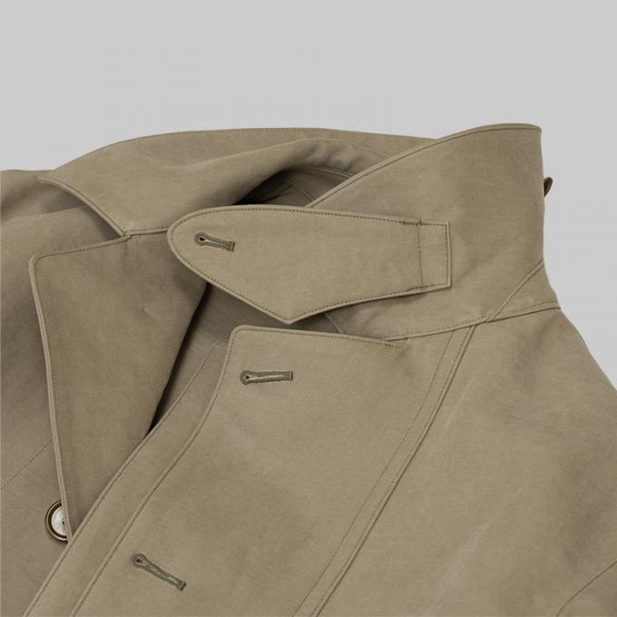 A.PRESSE / Motorcycle Half Coat (Khaki) | twelve