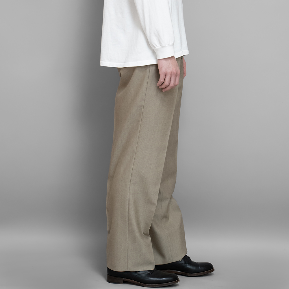 MAATEE&SONS / Set Up Trouser 1 (Camel Brown) | twelve