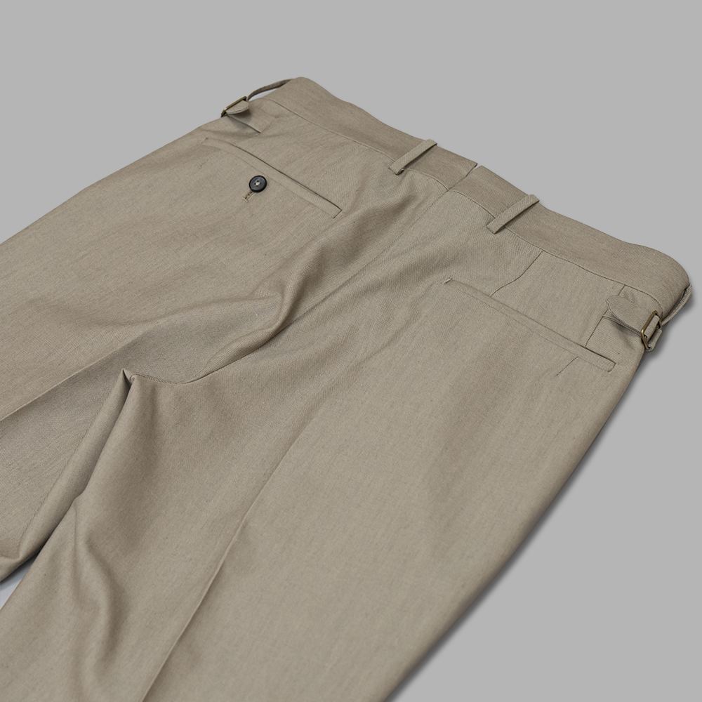 MAATEE&SONS / Set Up Trouser 1 (Camel Brown) | twelve