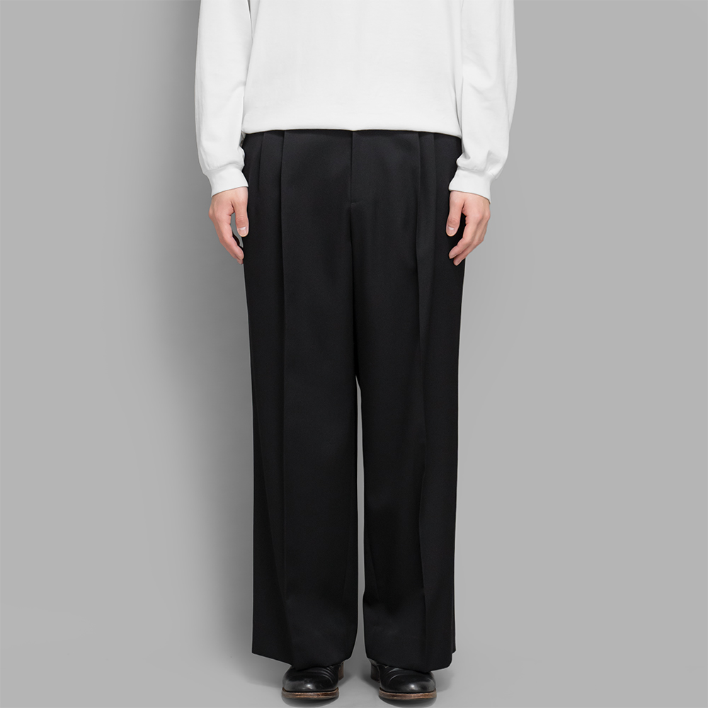 ssstein / Easy Long Wide Trousers (Black)