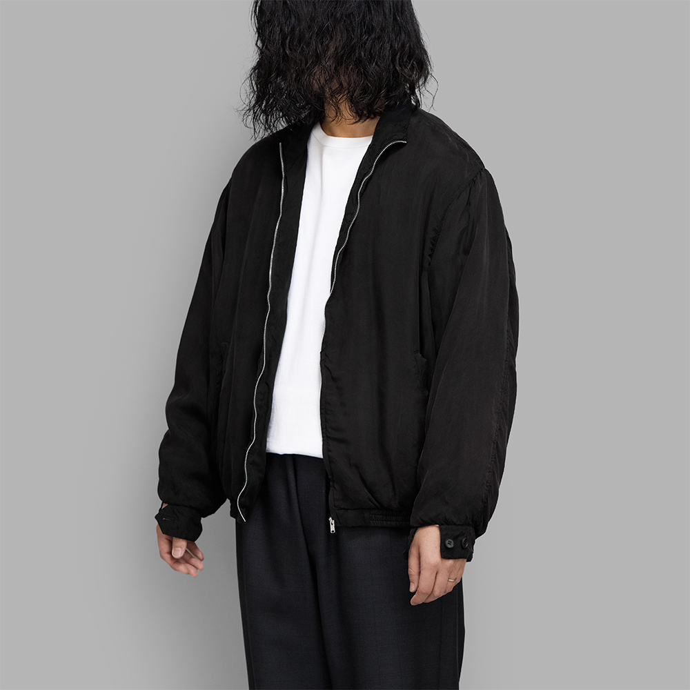 ssstein / Cupro Fibril Vintage Zip Jacket