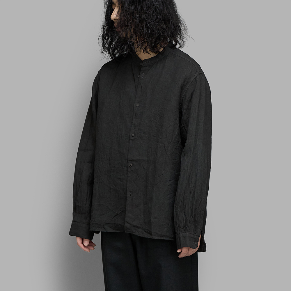 MITTAN / 和紙大麻シャツ 草木濃染