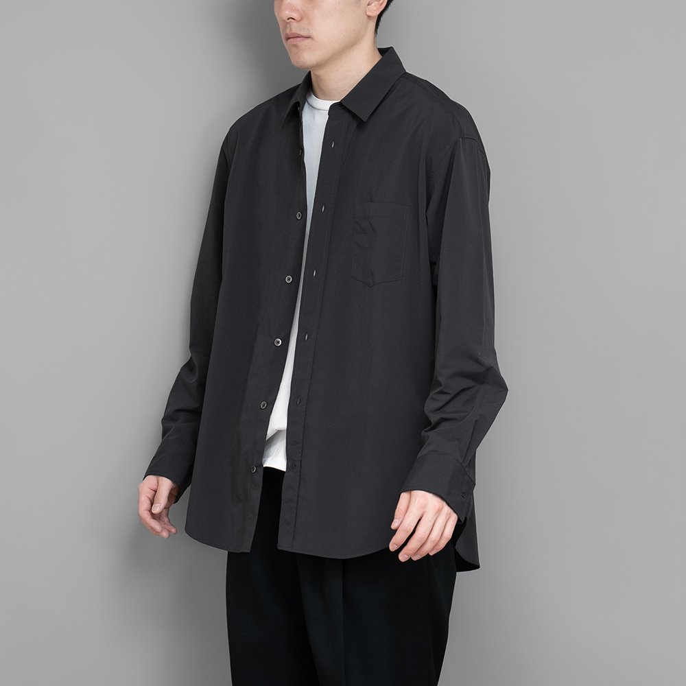 stein / Windproof Nylon Standard Shirt (Dark Grey Khaki)
