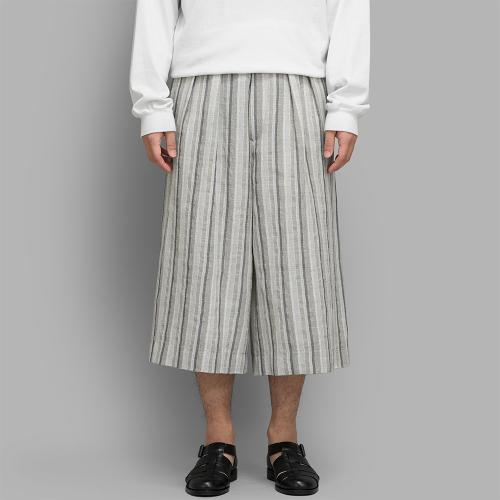 m’s braque / Cropped Tucked Baggy Pants