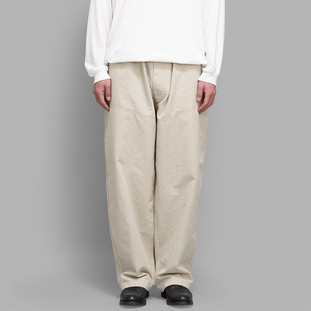 COMOLI / ポストワークツイル ハンティングパンツ (Ivory)