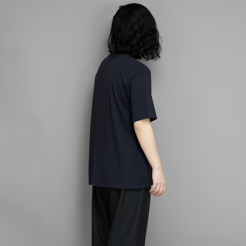 A.PRESSE / Cashmere Blend S/S T-Shirt (Navy) | twelve