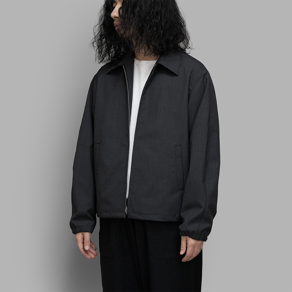 AURALEE / Bonded Tropical Wool Zip Blouson | twelve