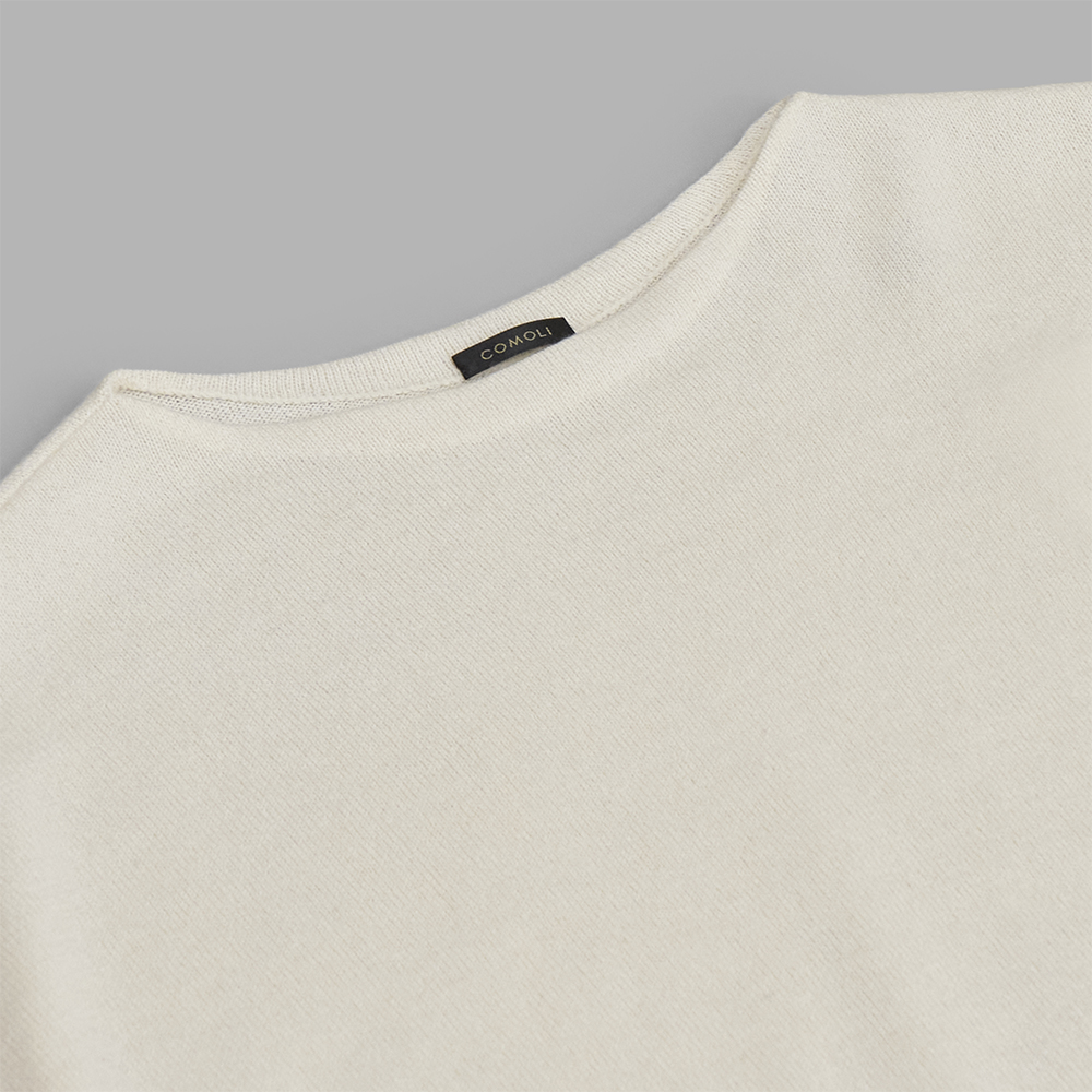 COMOLI / カシミヤ和紙 コモリニット (Ecru) | twelve