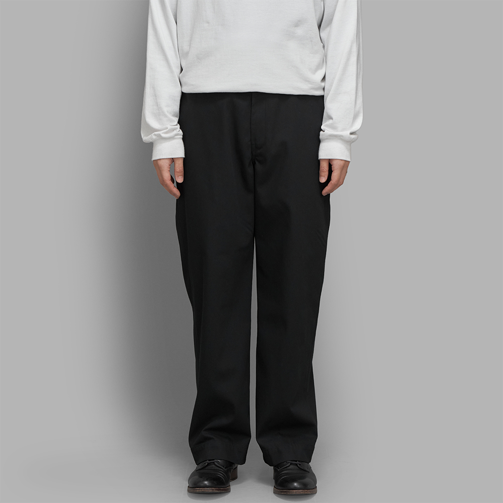A.PRESSE / Work Chino Trousers (Black)