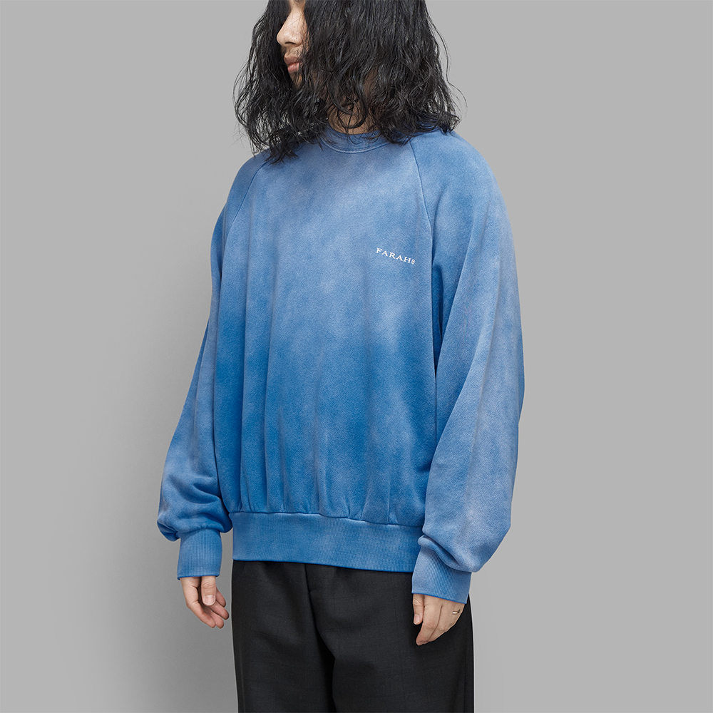FARAH / Vintage Crewneck Sweatshirt (Blue)