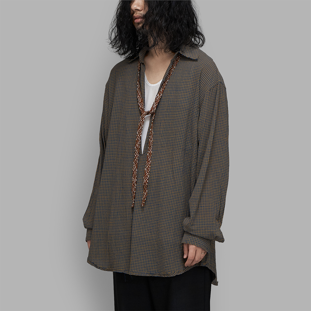 BLACKBIRD / Pull Over Shirt (Check)