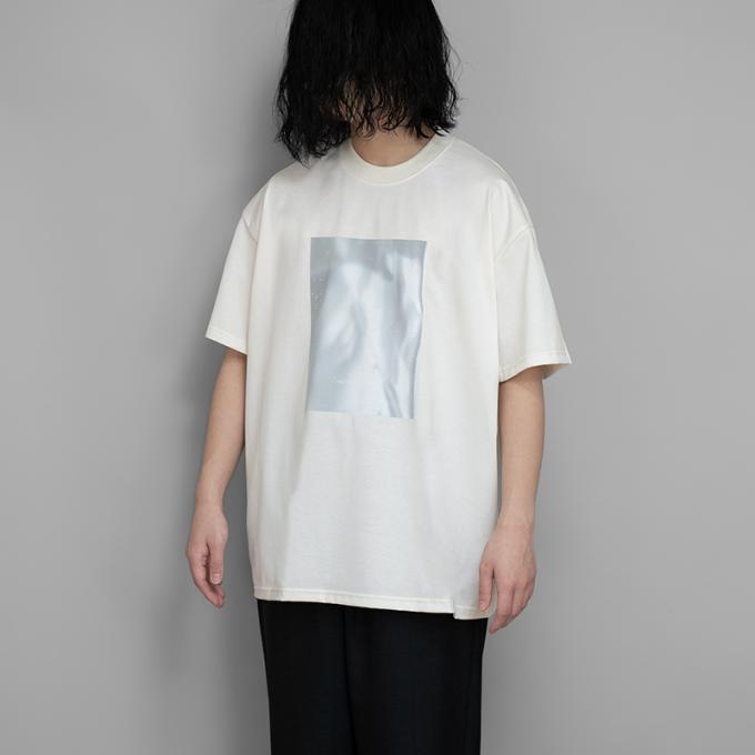 stein / Print Tee Mercerised Cotton -Water- (White) | twelve