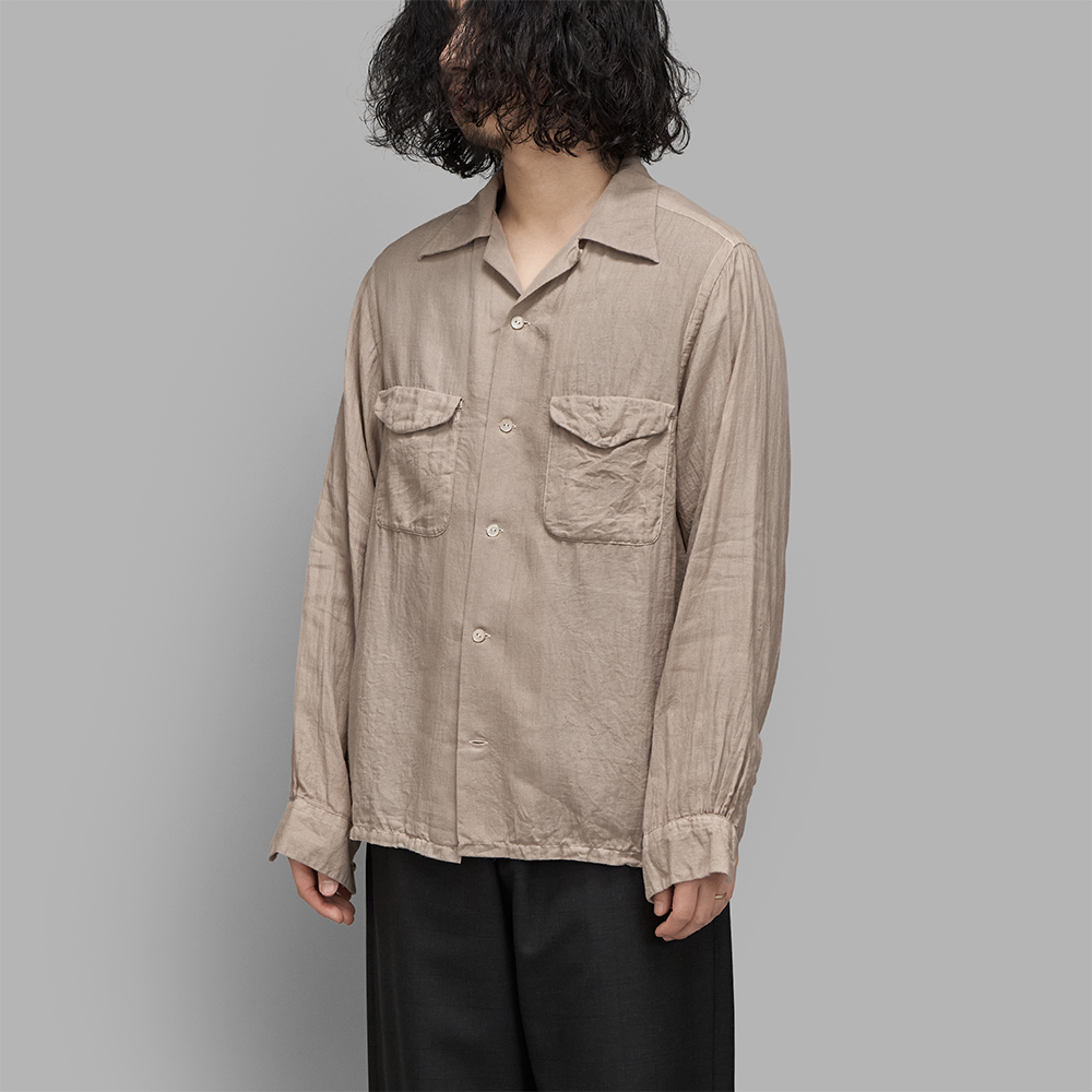 T.T / Open Collar Shirt (Yakusugi)