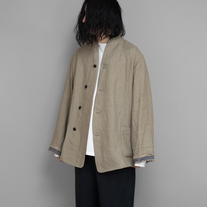 Tukir / Sanpo Jacket Striped Linen