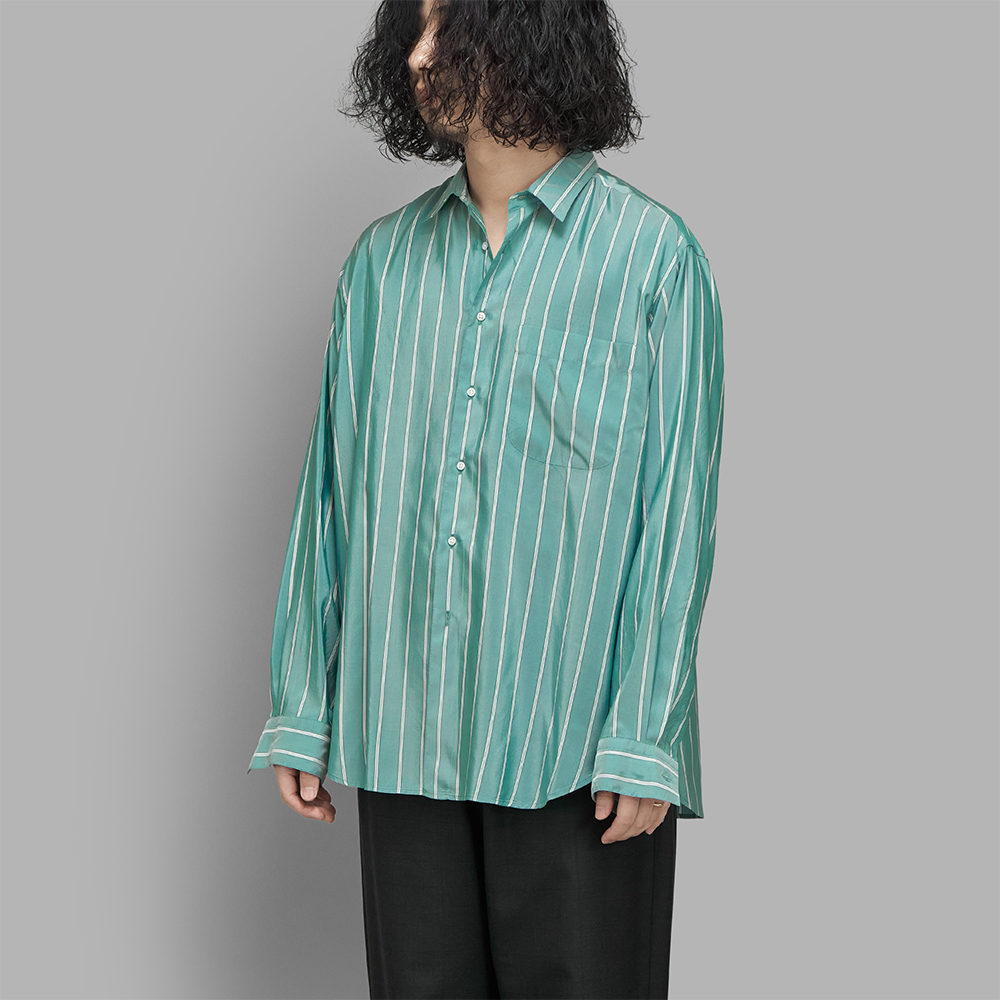 HEUGN / Alf Silk Green Stripe
