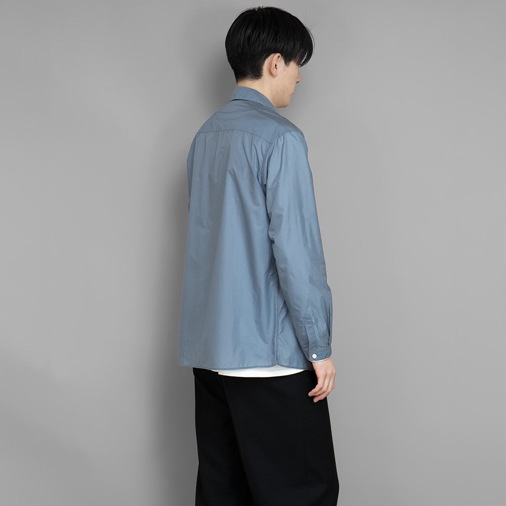 AURALEE / Light Nylon Zip Shirt | twelve