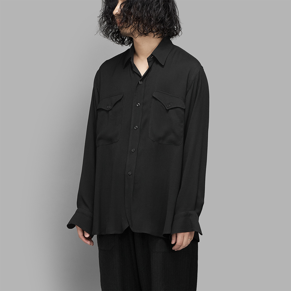 MAATEE&SONS / Work Shirts Silk Rayon