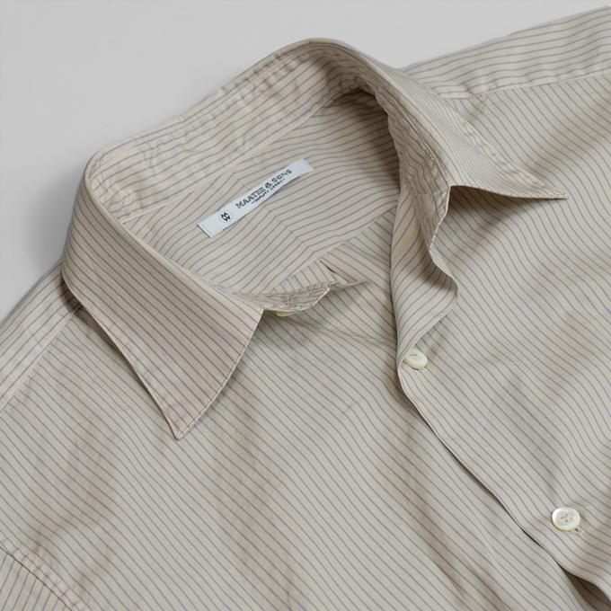 MAATEE&SONS / Elizabeth Regular Collar Shirts (Mix Stripe